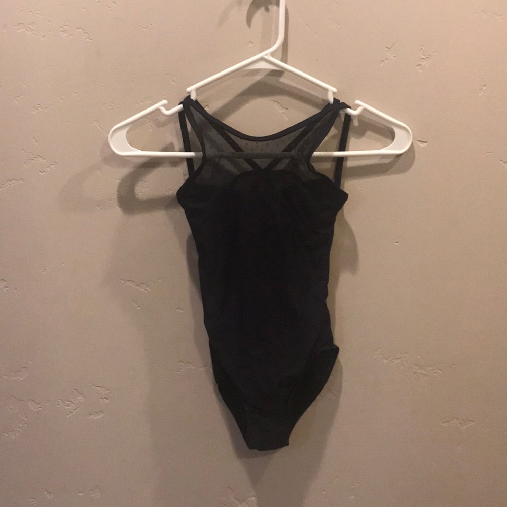 Wear Moi black leotard